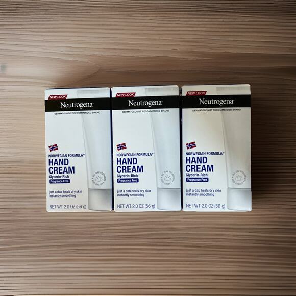 Neutrogena Norwegian Formula Fragrance Free, Glycerin-Rich Hand Cream 2 Oz ea X3 - Picture 1 of 7